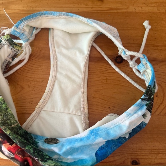 Hobie Swim Bikini Top and String Bottom surf boho women S - Picture 3 of 7